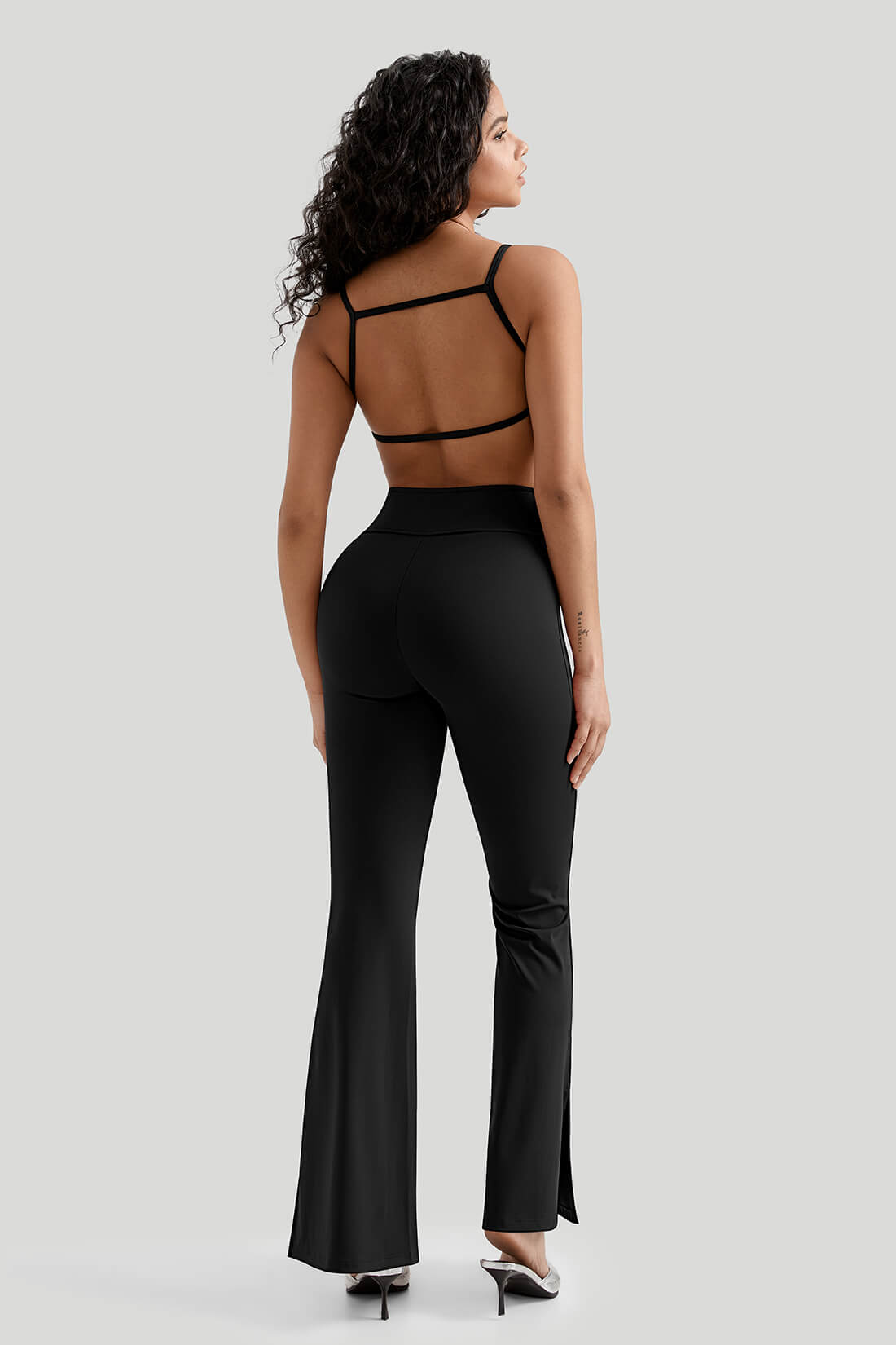 Backless Sexy 2Pcs Flare Leg Set