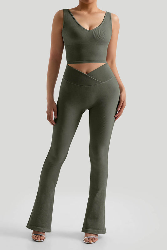V Waist Tummy Control Seamless Legging