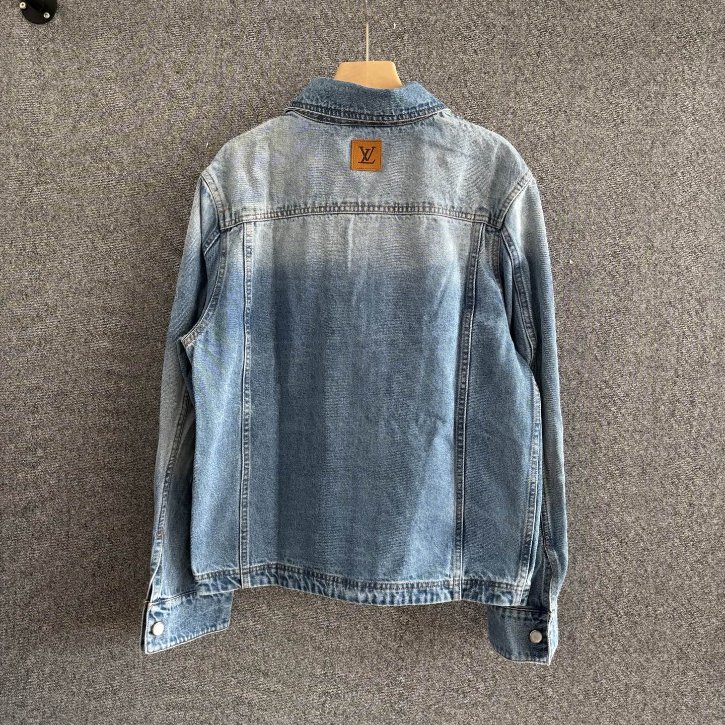 250325 New denim long-sleeved coat with lapels