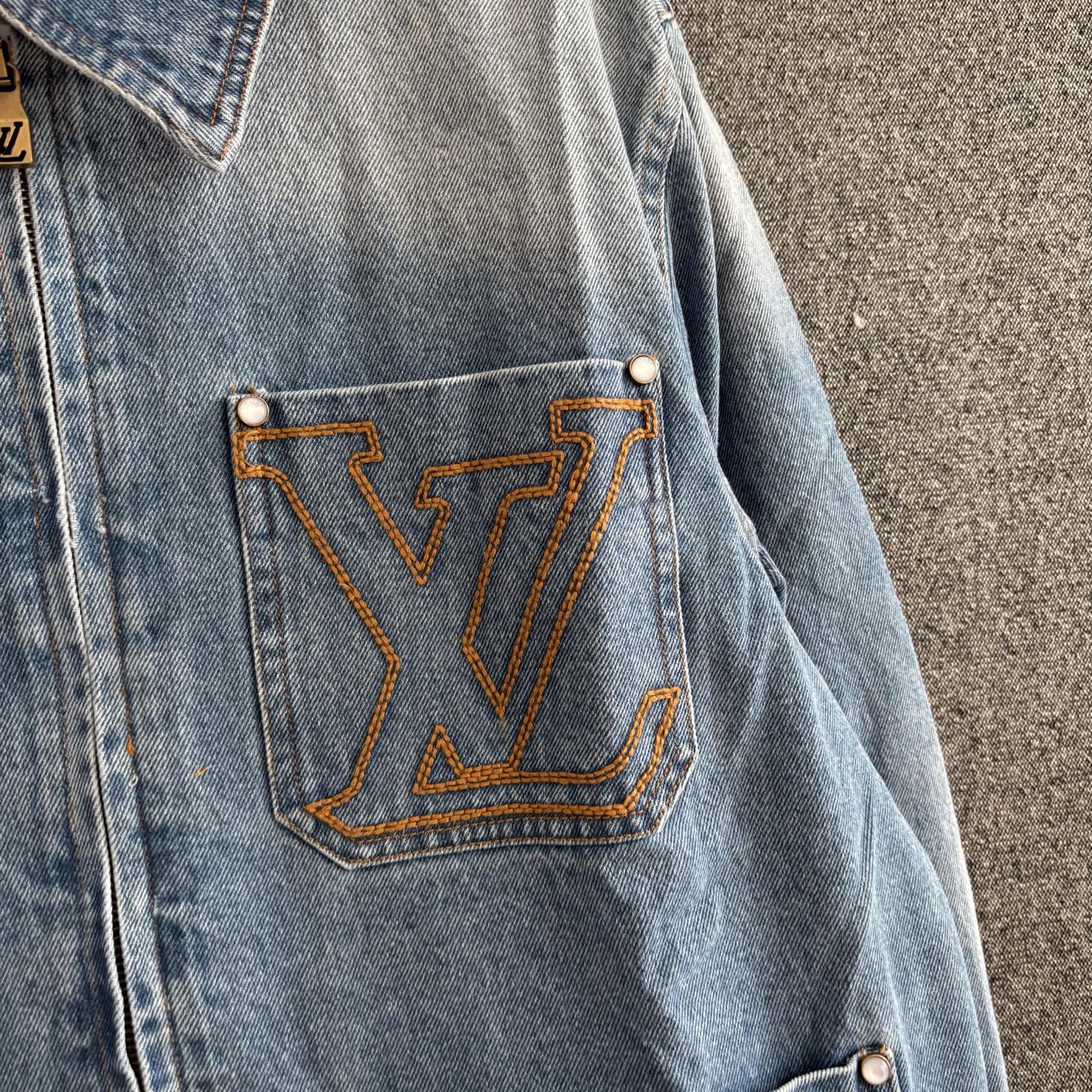 250325 New denim long-sleeved coat with lapels
