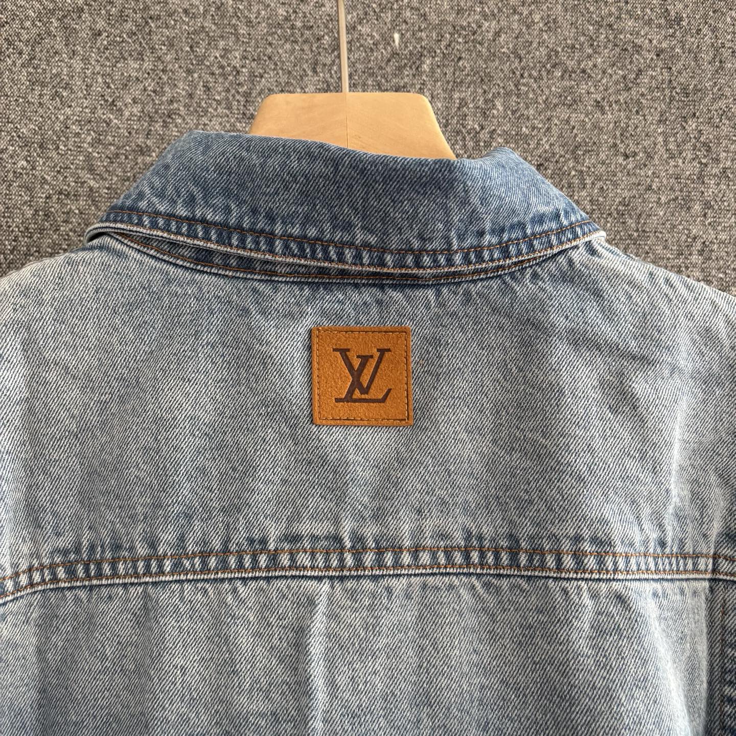 250325 New denim long-sleeved coat with lapels