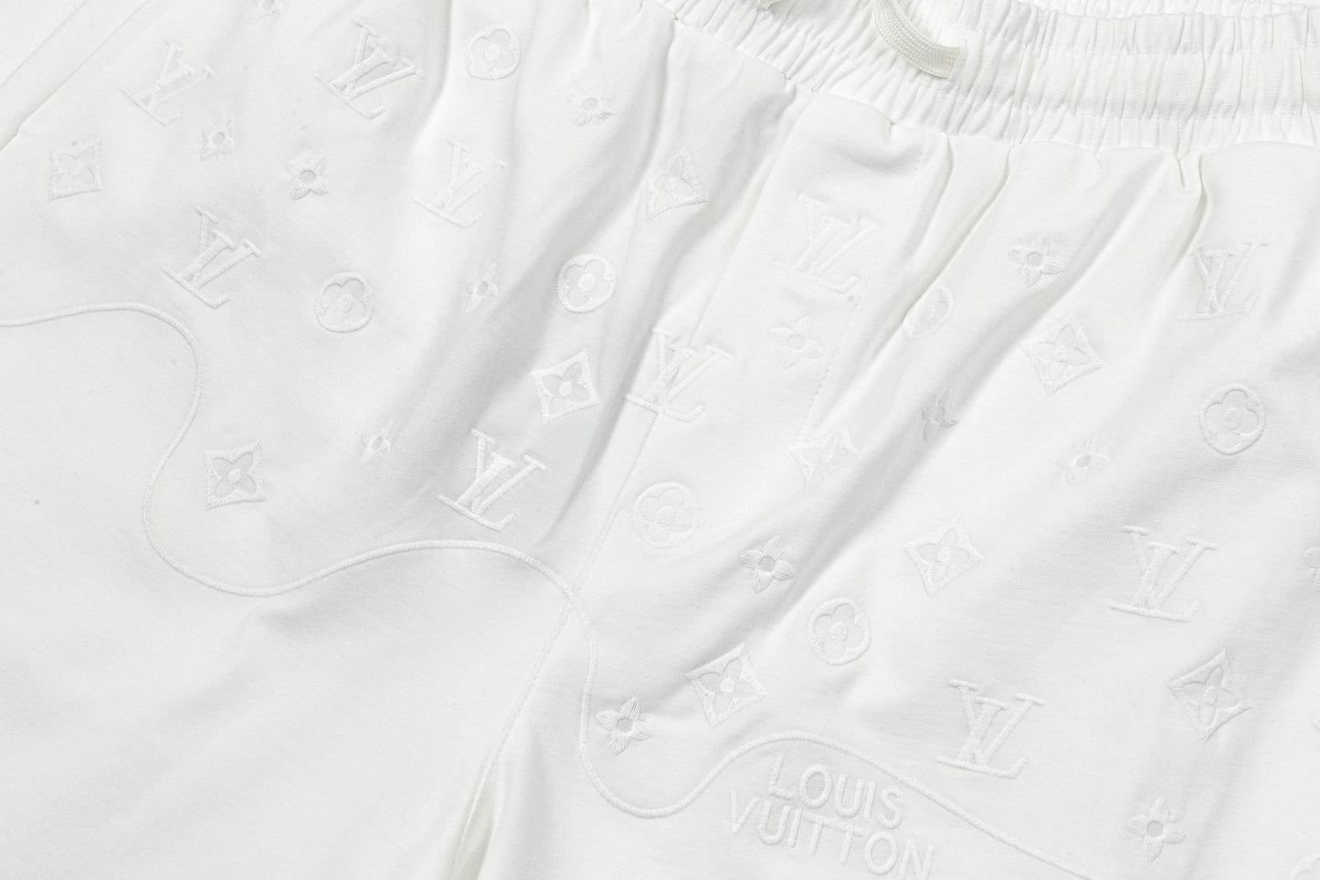 250408 New high-quality patchwork embroidered knitted shorts