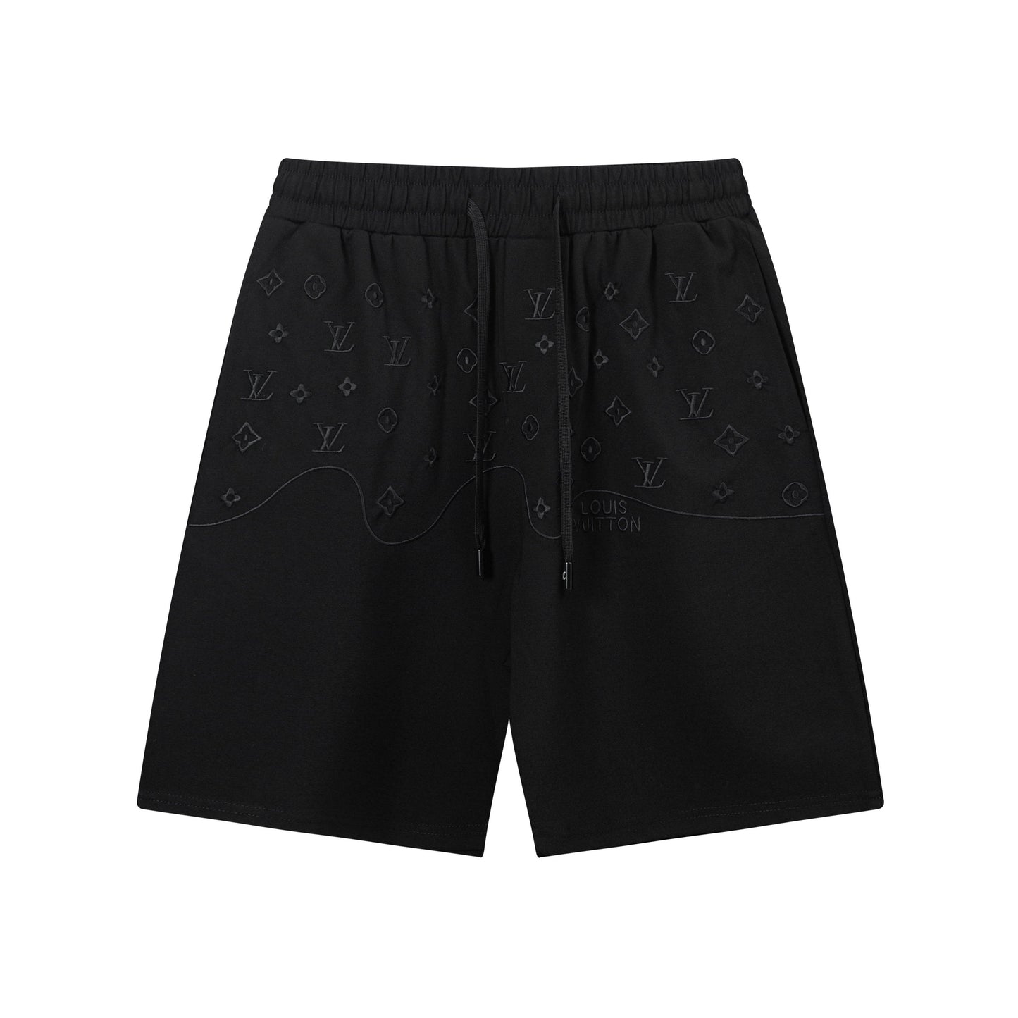 250408 New high-quality patchwork embroidered knitted shorts