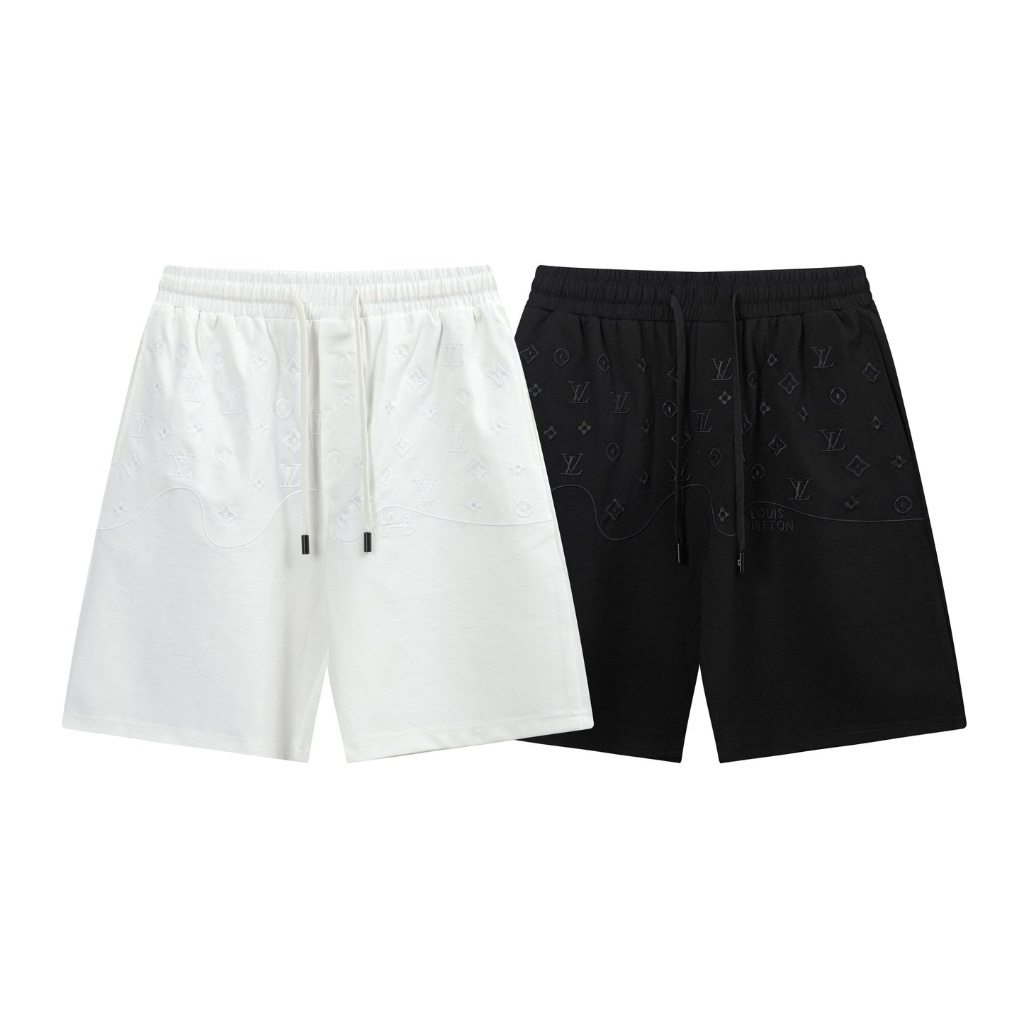 250408 New high-quality patchwork embroidered knitted shorts