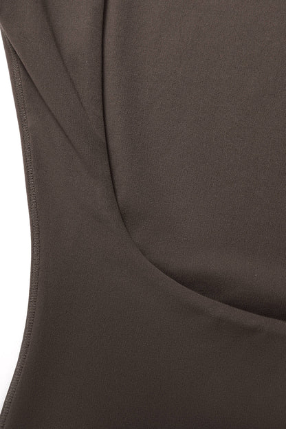 Solid Color Slim Fit Cropped T-Shirt