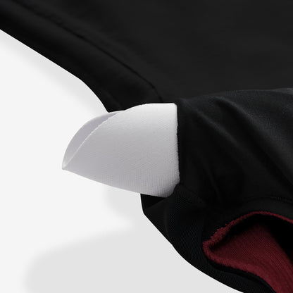 Wrap Style Bodycon Dress With Built In Shapewear