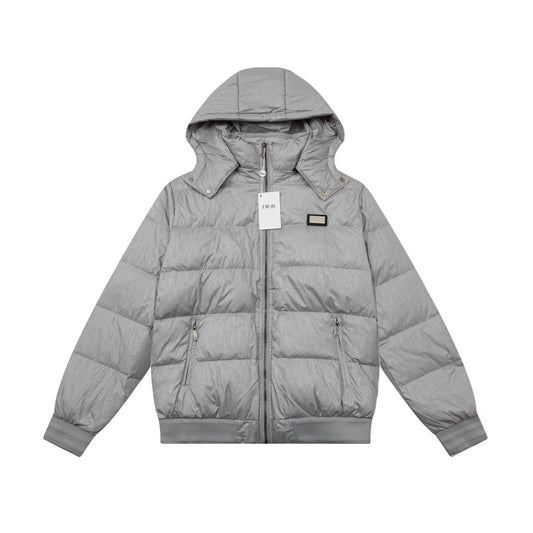 0909 New hat detachable down coat