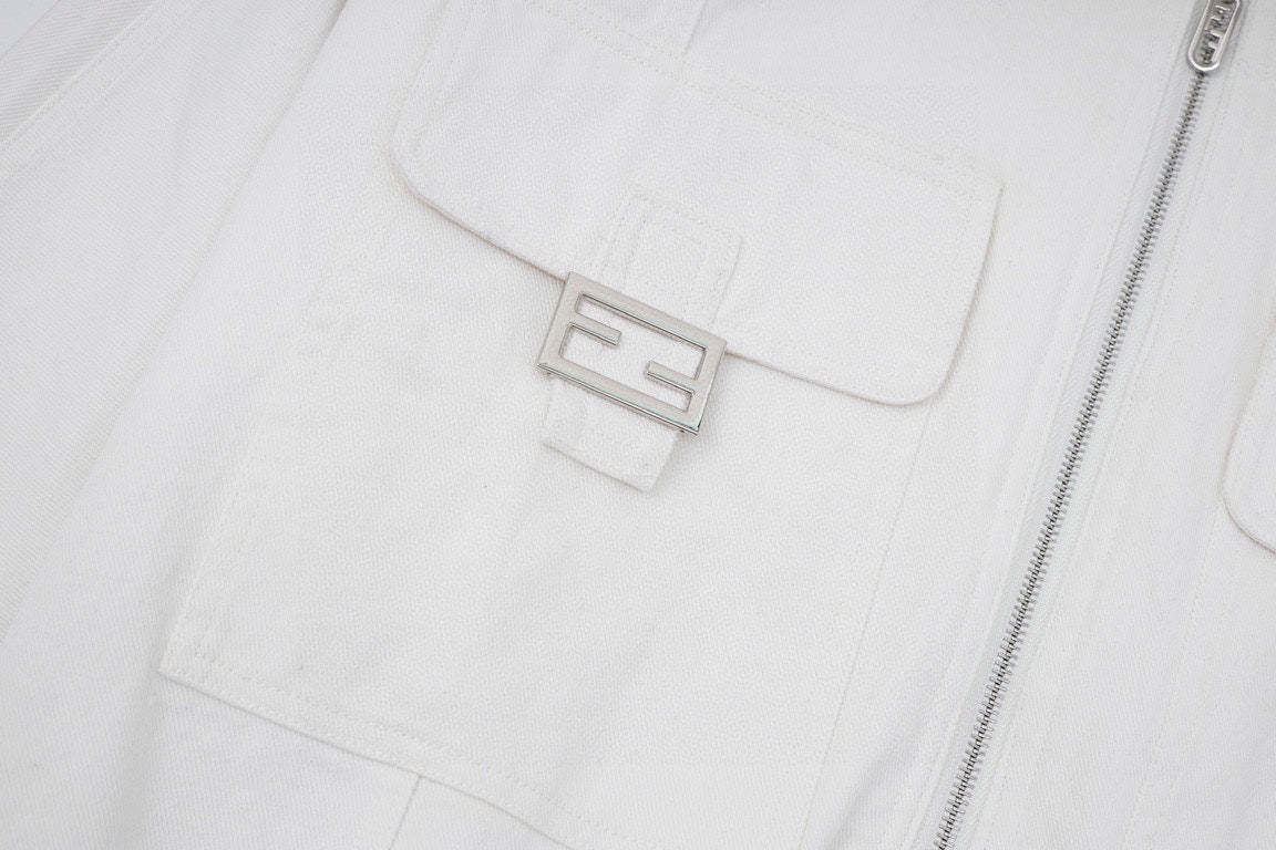 1014 Details High quality latest cargo denim jacket