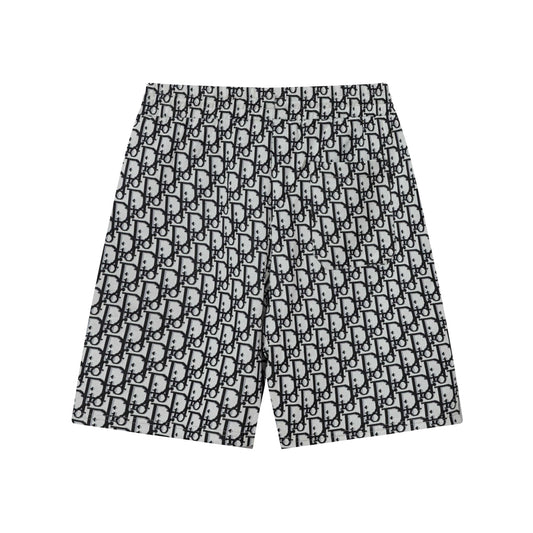250404 New high-quality full-print jacquard knitted shorts