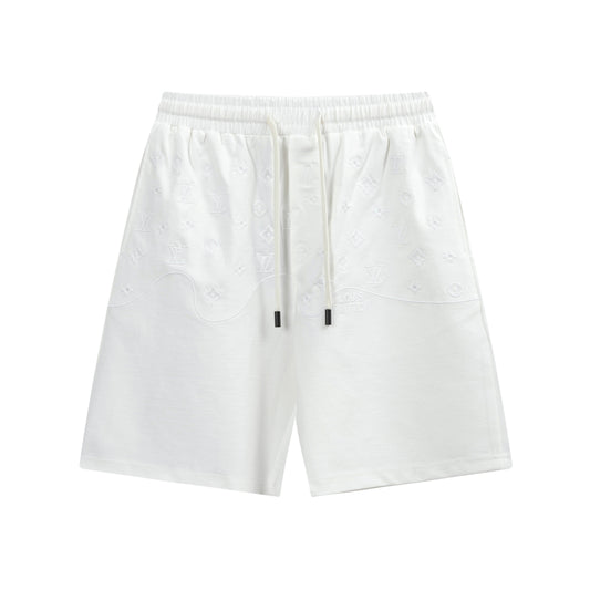 250408 New high-quality patchwork embroidered knitted shorts