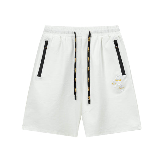 250408 New high-quality patchwork embroidered knitted shorts