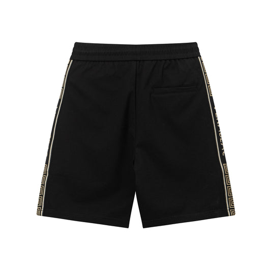 250408 New high-quality webbing patchwork embroidered shorts