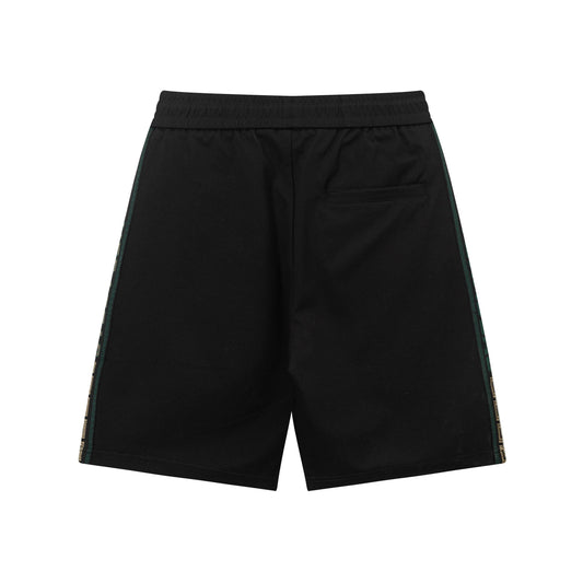 250408 New high-quality webbing patchwork embroidered shorts